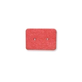 Red kraft paper earring display card with textured finish and two punch holes - 500 Sheets / Pearly Red