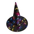 Taille unique / Chapeau Imprimé Doré Multicolore Motif Aléatoire