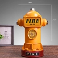 Retro yellow fire hydrant ornament for home decor, resin material, 15x24cm size - Yellow Fire Hydrant Model (XZ030)