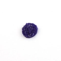 8mm dark blue round resin druzy stone with sparkling crystalline texture for jewelry - Dark Blue Druzy (22)