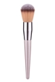 Brocha de maquillaje champán con cerdas degradadas y mango lavanda de acabado mate - Brocha Redonda para Polvos (#1) / Lavanda
