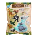 12-piece animal building blocks set with tiger panda and shark for kids DIY play - Zoo Collection
