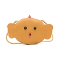 Mini sac à bandoulière poussin jaune pour enfants avec crête rouge et bandoulière - Style Poussin / Jaune