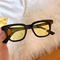 Small Square Frame Yellow Lens