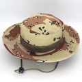Tactical boonie hat in desert six-color camouflage with adjustable chin strap - One Size L (58-60cm) / Orange Camouflage