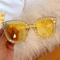 Star Style Yellow with Rhinestones
