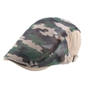 Ademende camo mesh pet met metalen gesp voor zomerse zonbescherming en ventilatie - Eén Maat(Verstelbaar) / Khaki Camouflage