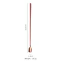 Roségoldener 304 Edelstahl Rührlöffel mit langem Stiel, 20,8 cm für Cocktails und Bar - Quadratischer Löffel / Roségold