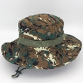 Tactical boonie hat in digital jungle camouflage with adjustable chin strap and vents - One Size L (58-60cm) / Woodland Digital