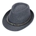M Double Row Square Studs Style (L010) Gray