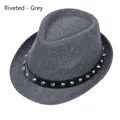 M Single Row Rivets Style (L010) Gray