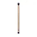 Dual-ended eyeshadow and nose contour brush with rose gold handle and gradient bristles - Single Pack / Champagne Gold
