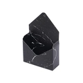 Black marble pattern envelope flower box made of premium cardboard for floral gifting - Black Marble / 20x7x29.5CM