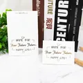 Modern minimalist greeting card with gold foil print and hope for your future text - 07 Hope For Your Future Happy Life