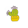 Yellow Smile Cactus (C1558-3)