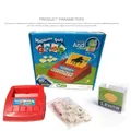 Dettagli del gioco educativo di ortografia inglese con carte e blocchi alfabetici - 30 Carte + 26 Lettere Maiuscole in Scatola 240g