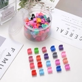 Set di mini mollette per capelli opache dai colori pastello con contenitore incluso - Stile Geometrico (7#)