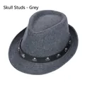M Skull Rivets Style (L010) Gray