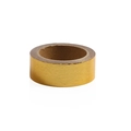 Rollo individual de cinta washi dorada metalizada para proyectos DIY y envolver regalos - Dorado