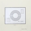 White silicone pastry mat with measurements, conversion charts, and 50x40cm dimensions - 40*50cm / Black