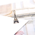 Ciondolo Torre Eiffel in lega nero e oro per creazione di gioielli fai-da-te - Nero