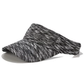 Visera deportiva para mujer con diseño tie-dye para golf y actividades al aire libre - Ajustable / Negro