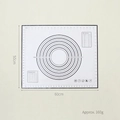 60x50cm non-slip platinum silicone kneading mat with scales and conversion chart - 50*60cm / Black