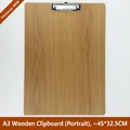 Vertical A3 wooden clipboard with 4mm thickness and a strong silver metal flat clip - A3 Wooden Board Clip - Vertical