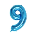 Número 9 Azul