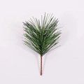 Artificial green pine needle branch with brown stem for Christmas DIY decorations - Green Pine Needle 6x7cm