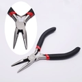 8-piece jewelry pliers set with long needle nose design and non-slip handles for DIY - Long Nose Pliers with Teeth