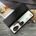 Vintage green glass dip pen set with bronze nib holder and ink in a premium gift box - Green (Glass Pen)