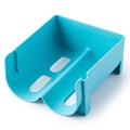 Organizzatore per bevande impilabile blu turchese con doppi scomparti per lattine - Blu