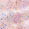 Unicorn and cosmic theme gold foil stickers for scrapbooking and DIY journaling decoration - Random Mixed