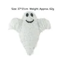 Fantasma bianco di Halloween da appendere 37x31cm per decorazioni per feste a tema - Fantasma Bianco / Bianco