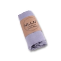 Light purple linen cotton kids scarf with brand paper sleeve packaging - Light Gray