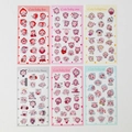 Set van 6 schattige baby cartoon washi stickers in diverse kleuren voor DIY-scrapbooking - 3 Schattige Baby