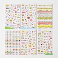 Set van 6 schattige washi-stickers met katten voor scrapbooking en DIY-dagboeken - 4 Schattige Kat