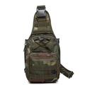 Bolso de pecho táctico de camuflaje con sistema MOLLE y hebillas de nailon duraderas - Camuflaje de Selva