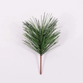 Artificial green pine needles branch with brown twisted stem for Christmas decor - Green Pine Needle 8x8cm