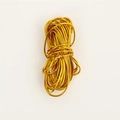 Elastic golden cord roll for Christmas gift tags and DIY craft packaging accessories - Gold Cord Wire (10 Meters)