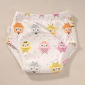 Pañal de aprendizaje transpirable para bebés con estampado de búhos y bordes elásticos - Pequeño Búho