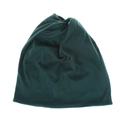 Dettaglio del tessuto del berretto in maglia verde bosco in stile streetwear morbido - Verde Scuro