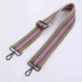 Tracolla larga regolabile per borsa con motivo etnico a righe blu e gialle - Accessori Canna di Fucile Stile 01