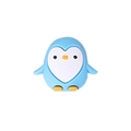 Kabelschutz im Cartoon-Pinguin-Design in Blau und Weiß für Handy-Ladekabel - Pinguin