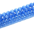 Blaue Katzenaugen-Perlenstränge für DIY-Schmuck in verschiedenen Größen - Blau