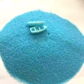 Petit bateau bleu sur sable décoratif bleu pour micro-paysage de mousse DIY - Bateau Bleu Clair Bord Blanc / 2.6cm