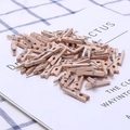 Mini 2.5cm natural wood clips for photo display and DIY craft decoration in bulk - Natural Wood Color