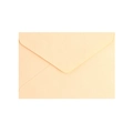 Busta triangolare in carta strutturata lino giallo crema per inviti eleganti - Crema morbida