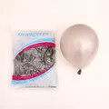 Silver 10-inch matte latex balloons by Orangetex for wedding and party decorations - Silver